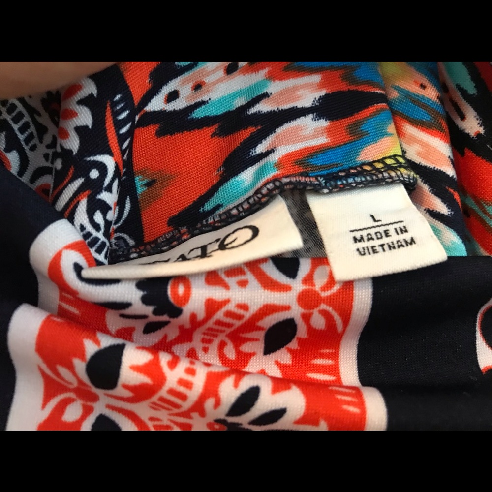 Abstract Multi Colored Skirt - Picture 5 of 5